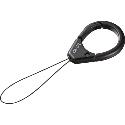 サンワサプライ フィンガーストラップ ブラック DG-ST37BK 1個(ご注文単位1個)【直送品】