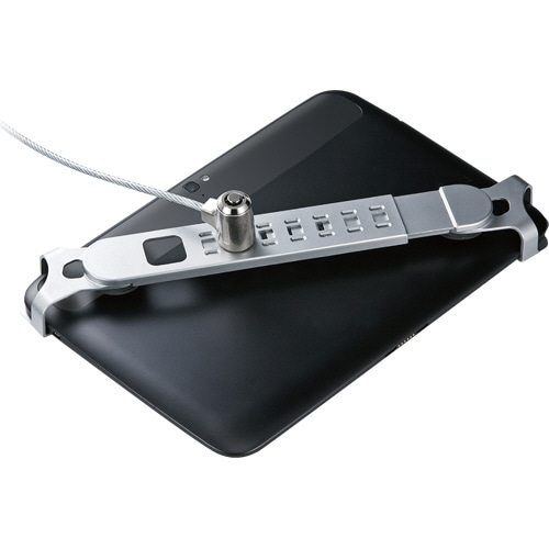 サンワサプライ タブレット汎用セキュリティ 12.5インチ対応 eセキュリティ ブラック SLE-28STB12BKN 1セット(ご注文単位1セット)【直送品】