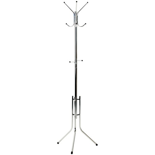 不二貿易　パイプポールハンガー　幅510×奥行440×高さ1760mm　クロム　FB-176NCR　1台（ご注文単位1台）【直送品】