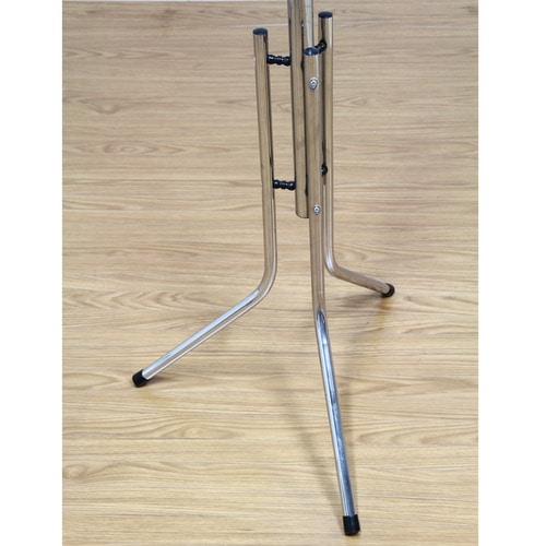 不二貿易　パイプポールハンガー　幅510×奥行440×高さ1760mm　クロム　FB-176NCR　1台（ご注文単位1台）【直送品】