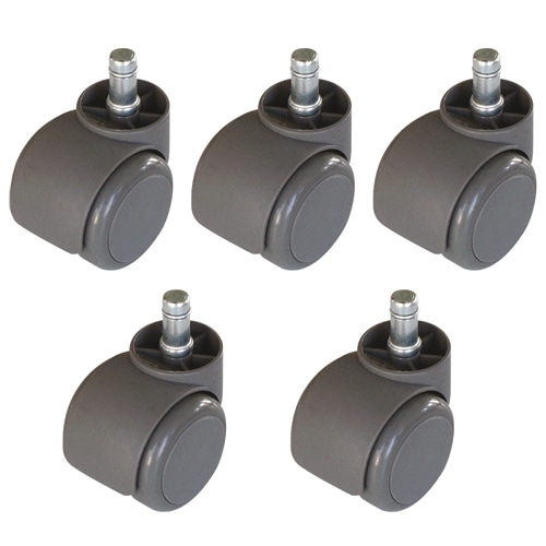 ナカバヤシ ウレタンキャスター CA-U01N 1セット(5個)(ご注文単位1セット)【直送品】