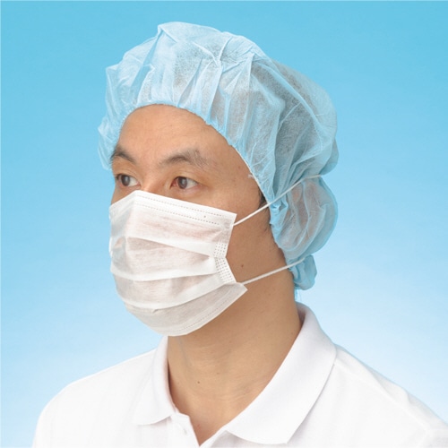 川西工業 フレッシュマスク 2PLY オーバーヘッド 1箱(100枚)(ご注文単位1箱)【直送品】