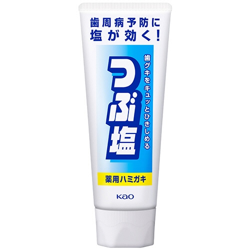 花王　つぶ塩　薬用ハミガキ　スタンディングチューブ　180g　1本（ご注文単位1本）【直送品】