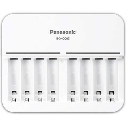 パナソニック　充電器　8列　単3・単4形用　BQ-CC63　1個（ご注文単位1個）【直送品】