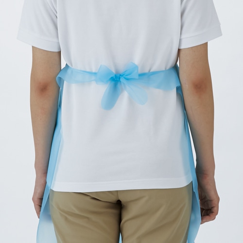 宇都宮製作 ポリエプロン ディスポタイプ M ブルー 1パック(50枚)(ご注文単位1パック)【直送品】