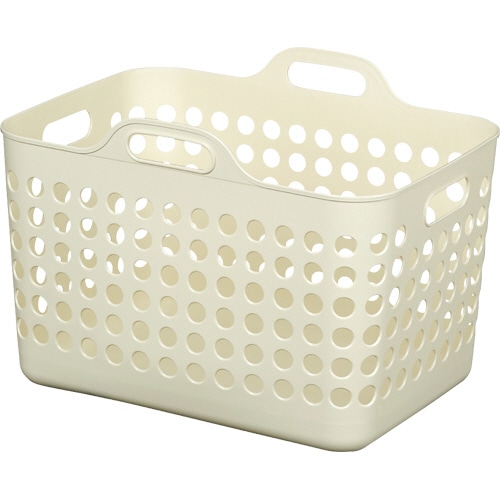 ヒマラヤ化学 ポピンズバスケット 角型 M アイボリー NO1571IV 1個(ご注文単位1個)【直送品】