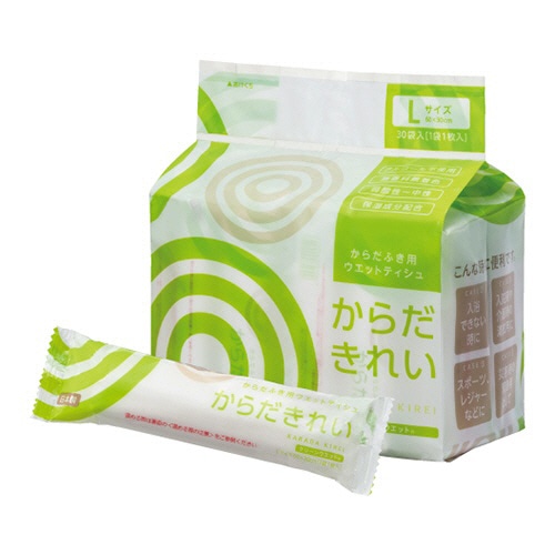 トーヨ　クリーンウェット　からだきれい　Lサイズ　1パック（30本）（ご注文単位1パック）【直送品】
