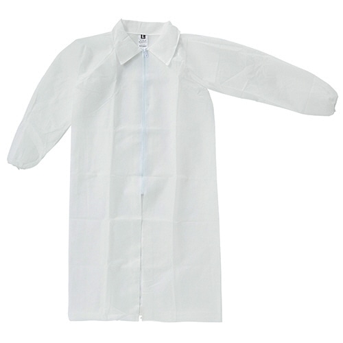 川西工業　不織布白衣・マスク・ヘアキャップ　3点セット　LLサイズ　#7022LL　1セット（ご注文単位1セット）【直送品】