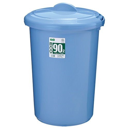 積水テクノ成型 エコポリペール #90 フタ 丸型 ブルー PEFN9B 1個(ご注文単位1個)【直送品】