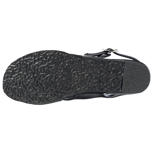 山一 スタンダードクロスサンダル 黒 Lサイズ 10-BK-L 1足(ご注文単位1足)【直送品】