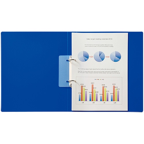 ライオン事務器 リングファイル MINANO(ミナノ) B6ヨコ 2穴 200枚収容 背幅35mm レッド RF-228M 1冊(ご注文単位1冊)【直送品】