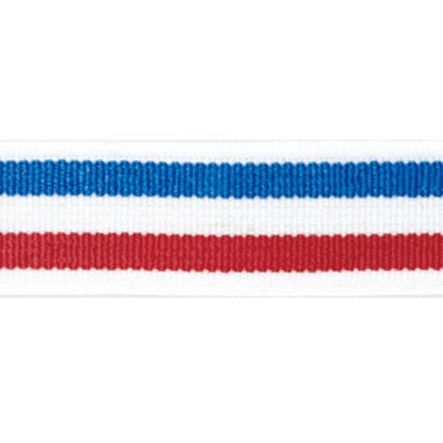 ライオン事務器 ゴムdeパッチ バンド幅15×長さ600mm トリプル レッド/ブルー GP-152 1個(ご注文単位1個)【直送品】