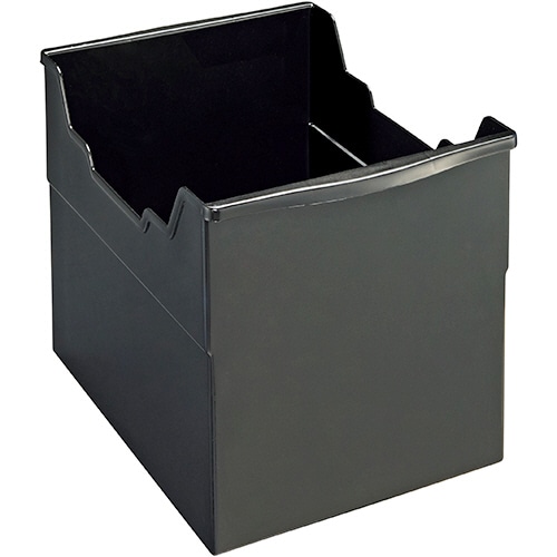 ライオン事務器 フリーボックス PP製 A4ヨコ 背幅265mm ブラック FB-235P 1個(ご注文単位1個)【直送品】