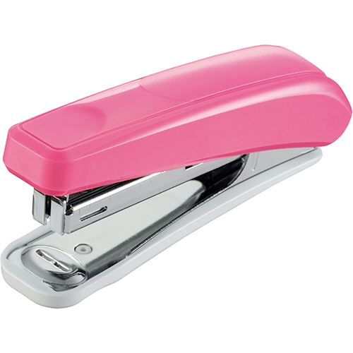 ライオン事務器　ステープラ　楽ホッチ　20枚とじ　ピンク　S-20　1個（ご注文単位1個）【直送品】