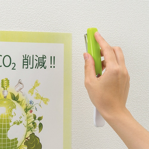 ライオン事務器 ステープラ 楽ホッチ 20枚とじ ブルー S-20 1個(ご注文単位1個)【直送品】