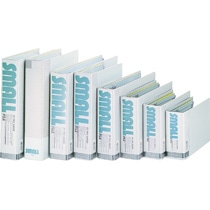 ライオン事務器　スモールファイル　NFシリーズ　A5ヨコ　2穴　270枚収容　背幅60mm　ライトグレー　NF-36　1冊（ご注文単位1冊）【直送品】