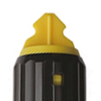 ゼブラ 油性マーカー マッキーワーク 角芯太字+丸芯細字 黒 P-YYT21-BK 1本(ご注文単位1本)【直送品】