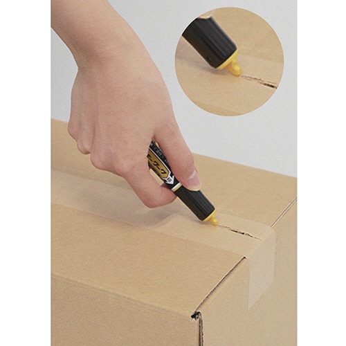 ゼブラ 油性マーカー マッキーワーク 角芯太字+丸芯細字 黒 P-YYT21-BK 1本(ご注文単位1本)【直送品】