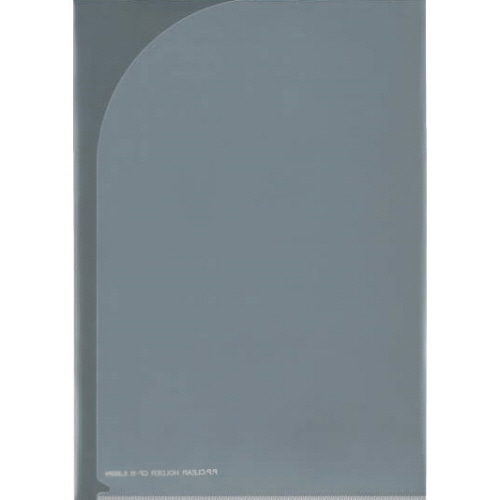 ライオン事務器　PPクリアーホルダー　B5タテ（見開きB4）　透明　2つ折り両面ポケット　CF-11　1枚（ご注文単位1枚）【直送品】