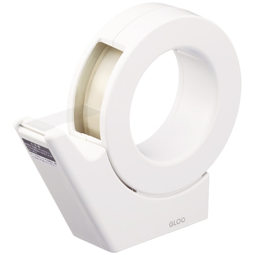 コクヨ　グルー　テープカッター（吸盤ハンディタイプ・大巻）　白　T-GM500W　1個（ご注文単位1個）【直送品】