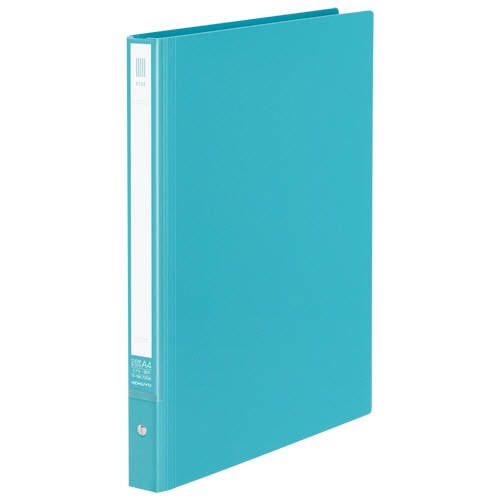 コクヨ　クリヤーブック＜NEOS＞　替紙式　A4タテ　30穴　10ポケット付属　背幅27～40mm　ターコイズブルー　ラ-NE720B　1冊（ご注文単位1冊）【直送品】