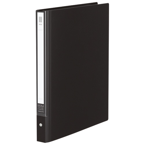 コクヨ　クリヤーブック＜NEOS＞　替紙式　A4タテ　30穴　10ポケット付属　背幅27～40mm　ブラック　ラ-NE720D　1冊（ご注文単位1冊）【直送品】