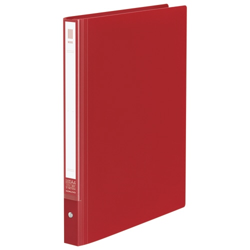 コクヨ　クリヤーブック＜NEOS＞　替紙式　A4タテ　30穴　10ポケット付属　背幅27～40mm　カーマインレッド　ラ-NE720R　1冊（ご注文単位1冊）【直送品】