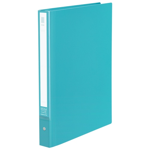 コクヨ　クリヤーブック＜NEOS＞　替紙式　A4タテ　30穴　20ポケット付属　背幅33～50mm　ターコイズブルー　ラ-NE730B　1冊（ご注文単位1冊）【直送品】