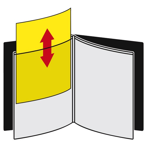 オープン工業　メニューファイル用追加ケース　A4サイズ　MB-101　1シート（ご注文単位1シート）【直送品】