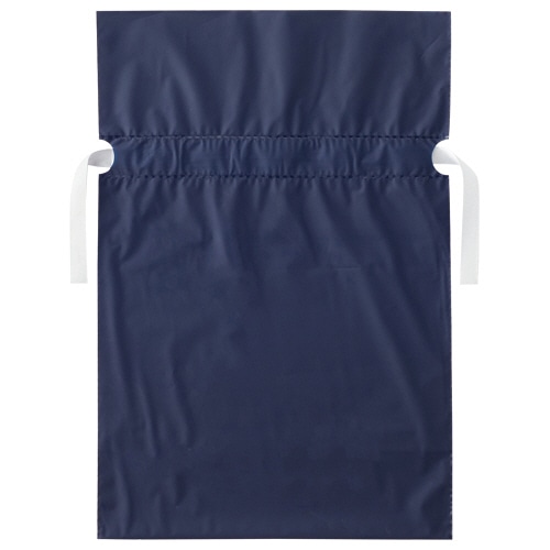 店研創意　ストア・エキスプレス　梨地リボン付ギフトバッグ　ネイビー　24cm　1パック（20枚）（ご注文単位1パック）【直送品】