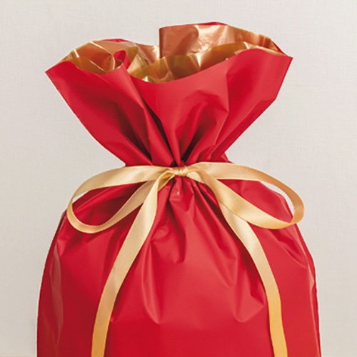 店研創意 ストア・エキスプレス 梨地リボン付ギフトバッグ ネイビー 24cm 1パック(20枚)(ご注文単位1パック)【直送品】