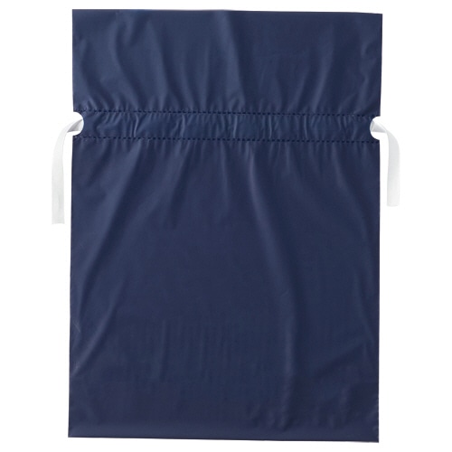 店研創意　ストア・エキスプレス　梨地リボン付ギフトバッグ　ネイビー　31cm　1パック（20枚）（ご注文単位1パック）【直送品】