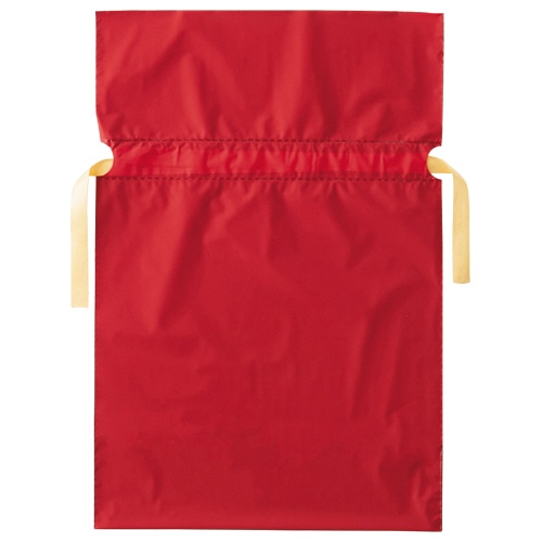 店研創意 ストア・エキスプレス 梨地リボン付ギフトバッグ レッド 24cm 1パック(20枚)(ご注文単位1パック)【直送品】