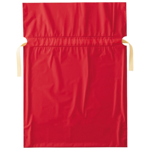 店研創意 ストア・エキスプレス 梨地リボン付ギフトバッグ レッド 31cm 1パック(20枚)(ご注文単位1パック)【直送品】