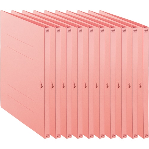 プラス たすけあ 利用者カルテ フラットファイル A4タテ ピンク FL-805FF-PK 1パック(10冊)(ご注文単位1パック)【直送品】