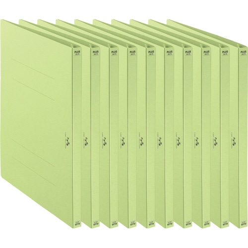 プラス たすけあ 利用者カルテ フラットファイル A4タテ グリーン FL-805FF-GR 1パック(10冊)(ご注文単位1パック)【直送品】