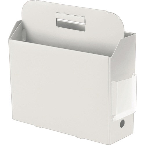 プラス　PPキャリーボックス＋　A4ヨコ　ホワイト　FL-126BF　1個（ご注文単位1個）【直送品】