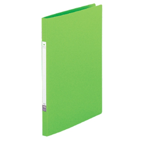 リヒトラブ　リクエスト　パンチレスファイル　A4タテ　120枚収容　背幅15mm　黄緑　G1210-6　1冊（ご注文単位1冊）【直送品】