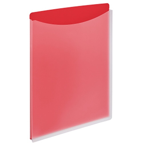 ライオン事務器　ホルダーファイル（ビジカル）　A4タテ　325×225mm　レッド　PH-13B　1冊（ご注文単位1冊）【直送品】