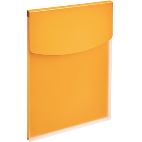ライオン事務器　ホルダーファイル（ビジカル）　フタ付　A4タテ　325×225mm　背幅16mm　イエロー　PH-13BF　1冊（ご注文単位1冊）【直送品】