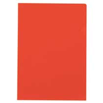 テージー カラークリアフォルダー A4 レッド CC-141A-04 1パック(10枚)(ご注文単位1パック)【直送品】