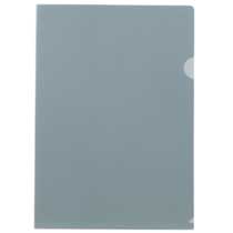 テージー カラークリアフォルダー A4 クリスタルグレー CC-141A-22 1パック(10枚)(ご注文単位1パック)【直送品】