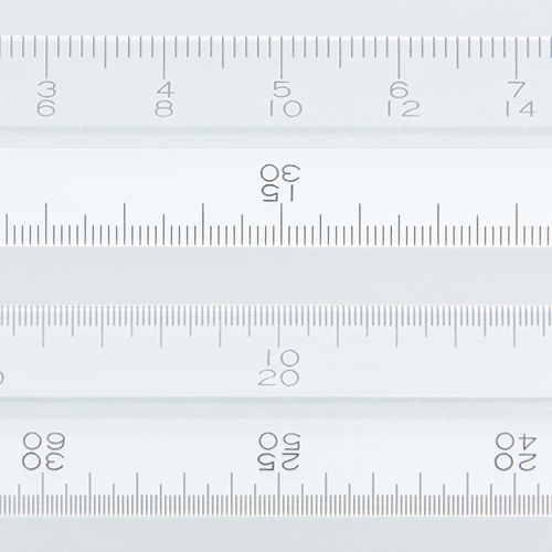 ライオン事務器 ヘキサスケール 全長210mm×厚さ4mm 再生アクリル樹脂 H-15 1個(ご注文単位1個)【直送品】