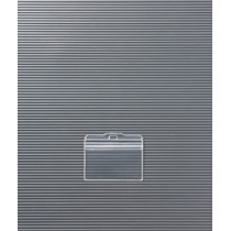 ライオン事務器　名札用ホルダー　ヨコ型　ソフトタイプ（チャック式）　N77KH-10P　1パック（10枚）（ご注文単位1パック）【直送品】