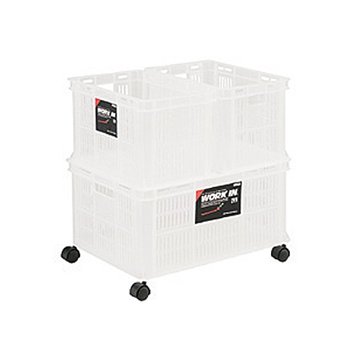 天馬　ワーク・イン　LL　W586×D435×H256mm　クリア　1個（ご注文単位1個）【直送品】