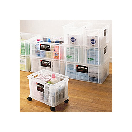 天馬　ワーク・イン　LL　W586×D435×H256mm　クリア　1個（ご注文単位1個）【直送品】