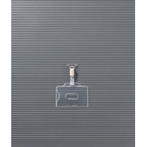 ライオン事務器　IDカード用名札　ヨコ型　ソフトタイプ　N-211　1個（ご注文単位1個）【直送品】