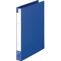 ライオン事務器　ペットファイル　A4タテ　2穴　180枚収容　背幅35mm　青　No.60-A4S　1冊（ご注文単位1冊）【直送品】