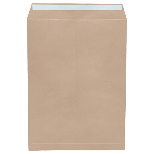 キングコーポレーション　未晒クラフト封筒　角0　テープ付　120g　センター貼　K0MK120E50　1パック（50枚）（ご注文単位1パック）【直送品】