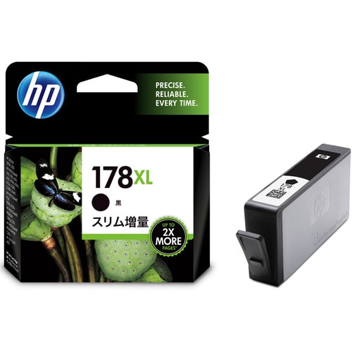 HP　HP178XL　インクカートリッジ　黒　スリム増量　CN684HJ　1個（ご注文単位1個）【直送品】